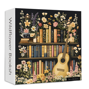 Wildflower Bookshelf Jigsaw Puzzle 1000 Pieces